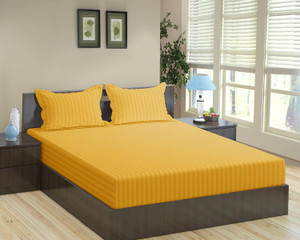 Trance Home Linen Cotton Double Fitted Elastic