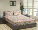 Trance Home Linen Cotton Single Fitted Elastic