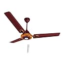 TRANDY PREMIUM 1200mm BLDC Motor 5 Star Rated Sleek Ceiling Fans with Remote Control |Upto 65% Energy Saving, High Air Delivery and LED Indicators | 2+1 Year Warranty. (Brown)