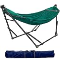 Tranquillo Foldable Hammock Stand, Collapsible Camping, Hammock Net Peacock