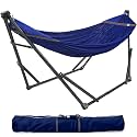 Tranquillo Hammock with Stand, Collapsible Camping Hammock and Stand, Blue