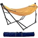 Tranquillo Portable Hammock with Stand Collapsible – Lounge, Net Yellow
