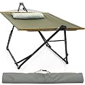 Tranquillo Unity Hammock with Stand, 800 lbs Capacity Steel Double Hammock Stand for 2 Persons, Premium Pre-Assembled Stand for Indoor Outdoor, Sage