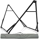 Tranquillo Unity Hammock Stand, 800 lbs Capacity Steel Double Hammock Stand for 2 Persons, Premium Pre-Assembled Stand for Indoor Outdoor, Frame Black