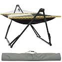 Tranquillo Unity Poly Hammock with Stand, Family Size, Black