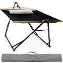 Tranquillo Unity Signature Steel Hammock Stand – 800 lbs Heavy-Duty Frame with Smooth, Noiseless Swing, Pre-Assembled for Quick Setup, Perfect for Indoor & Outdoor Relaxation; Black