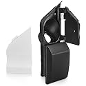 Transit Fuel Door, Transit Gas Door Compatible with 2015-2023 Ford Transit Vans 150 250 350 HD (fuel tank + White Cover)