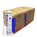 Translucent BioSeal 100% RTV Silicone Sealant Caulk General Purpose, Waterproof and No Odor 10.1 Ounce Cartridge -Translucent 50 Set