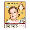 TransOurDream Clear Printable Temporary Tattoo Transfer Paper (5 sets of A4 size) Temporary Tattoo Stickers Papers for Skin