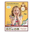 TransOurDream Glitter Purple Printable Temporary Tattoo Transfer Paper for Inkjet &amp; Laser Printer (3 Sets, A4 size) DIY Personalized Waterproof Temporary Tattoos for Skin (TAT8-3)