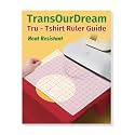 TransOurDream Heat Transfer Paper Supplies 16" Large Cuttable Alignment Ruler Reusable Direct Heat Resistant Tshirt Ruler Guide 5-Pack, Special/V-Neck/Round Vinyl Centering Tool, S-5XL Adult Youth