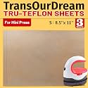 TransOurDream PTFE Teflon Sheets, Size S 8.5 x 11", 3 Pack