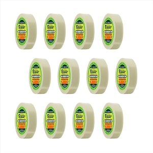 transparent bopp tape self adhesive high-strength packing tape roll packaging tape  brown cello tape  e-commerce packaging tape for home office use amp box packaging 12 50 metres 1 inch