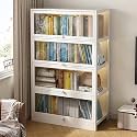 Transparent Display Cabinet, Three-Sided View for Living Room, Bedroom &amp; Home Office, Modern Showcase for Collectibles, Decor &amp; Memorabilia Storage
