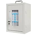 Transparent Lockable Cell Phone Safe Deposit Box - 48 Slots Portable Storage Locker for Phones Hand-Carried for Events &amp; Gatherings,24slots