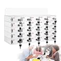 Transparent Wall-Mounted Safe for Mobile Phones,with Locks &amp; Keys,Perfect for Classrooms,Offices,Gyms &amp; Schools - Secure Storage Solution,25Slots