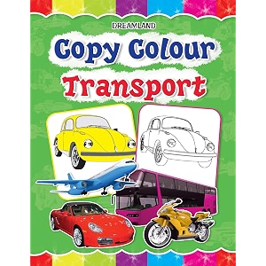 transport colouring book for kids age 35 years  copy colour transport  fun preschool activity to learn colours amp vehicle names  large images amp thick paper for easy colouring  early learning educational book
