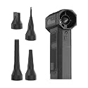 Transportable Nonbrush Motor Dirt Fan Highlighting 5 Flexible Nozzles for Computer Maintenance and Outdoor Cleansing App