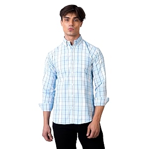 TrapNation Mens Checkered Regular Fit Shirt