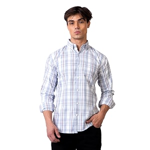 TrapNation Mens Checkered Regular Fit Shirt