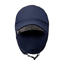 Trapper Hat for Men Women Waterproof Winter Warm Baseball Cap with Ear Flaps and Mask