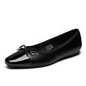 Trary Slingback Flats for Women Black Dressy