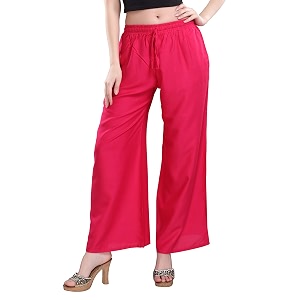 trasa women39s and girls cotton reyon regular fit palazzo pants - available size - l xl 2xl 3xl