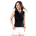 TRASA Womens Sleeveless Rib Knitted Cotton Racer