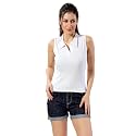 TRASA Womens Sleeveless Rib Knitted Cotton Racer