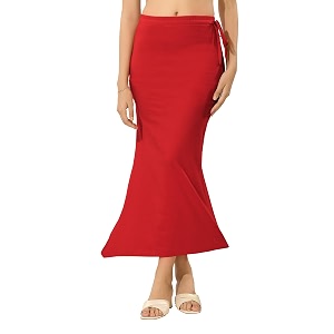 TRASA Womens Saree Shapewear Petticoat Cotton Lycra