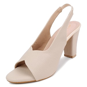 TRASE Ankle Strap Pointed Toe Block Heel