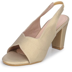 TRASE Ankle Strap Pointed Toe Block Heel