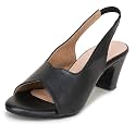 TRASE Ankle Strap Pointed Toe Block Heel