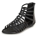 TRASE Flats Gladiator With Zip Closure For