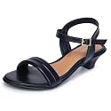 TRASE Womens Fashion Kitten Heels Sandals 