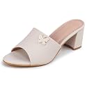 TRASE Women39s Slip-On Block Heels Sandals Fashionable