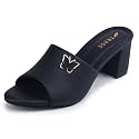 TRASE Women39s Slip-On Block Heels Sandals Fashionable
