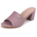 TRASE Women39s Slip-On Block Heels Sandals Fashionable