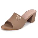 TRASE Women39s Slip-On Block Heels Sandals Fashionable