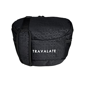 travalate polyester dslr camera shoulder bag travel camera bag for nikon canon sony cameras lens accessories camera bag black with waist belt strap