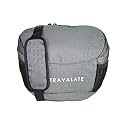 TRAVALATE® DSLR Camera Shoulder Bag Travel Camera Bag for Nikon Canon Sony Cameras, Lens, Accessories Camera Bag (Grey) With Waist Belt Strap