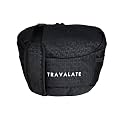 TRAVALATE Polyester Dslr Camera Shoulder Bag Travel Camera Bag For Nikon Canon Sony Cameras, Lens, Accessories Camera Bag (Black) With Waist Belt Strap