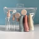 Travel Bottles Set for Toiletries, | TSA Approved Leak Proof Silicone Travel Containers with Clear Pouch, Refillable Travel Size Bottles for Shampoo, Lotion and Conditioner (multi, set of 11)