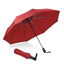 NPCQUN Travel Essentials Umbrella Windproof Compact Collapsible Light, Automatic, Strong and Portable, Wind Resistant Folding Small Umbrella for Rain