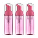 Travel Foam Pump Bottle, 2oz Small Size Foaming Soap Dispenser 3 Pack Rose