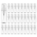 Travel Foam Pump Bottle, 2oz Small Size Foaming Soap Dispenser 30Pack Clear