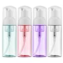 Travel Foam Pump Bottle, 2oz Small Size Foaming Soap Dispenser 4 Pack
