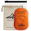 Travel Laundry Detergent Sheets 50 Pack – Compact Travel Detergent for Sink Washing, Lightweight Laundry Detergent Strips for Clothes on Trips, Hotels &amp; Cruises