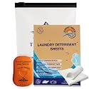 Travel Laundry Detergent Sheets Bundle – 50 Count Hand Wash + 20 Count Hand/Machine Wash Laundry Detergent Sheets for Sink Washing in Hotels, Cruises, Camping &amp; Backpacking