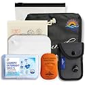 Travel Laundry Detergent Sheets Kit – 2-Size Travel Detergent Sheets + Lightweight Clothesline, Universal Sink Stopper &amp; Foldable Laundry Bag Great for Hotels, Cruises, Camping &amp; Trips